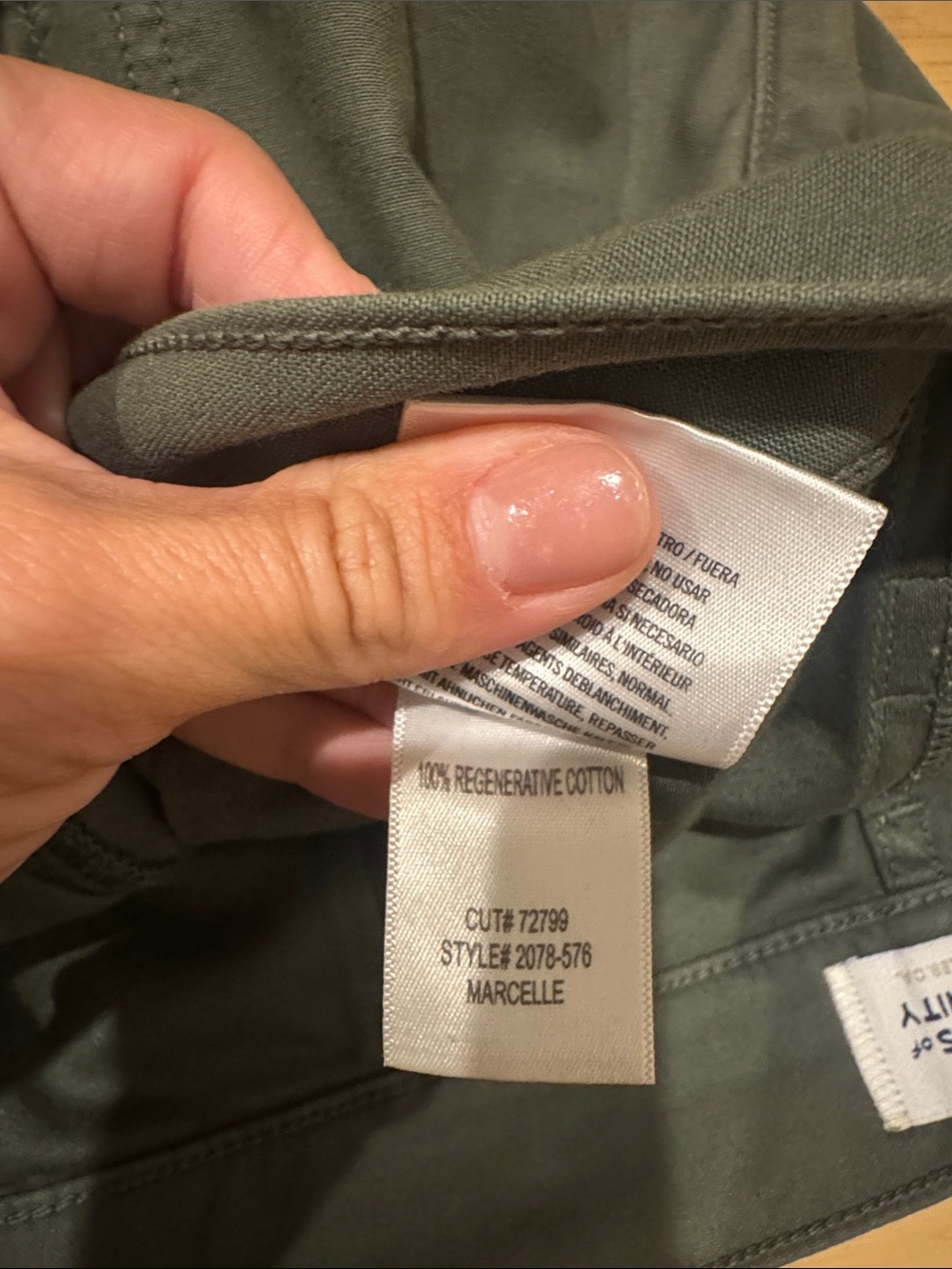 Citizens of Humanity Marcelle Cargo Pants in Green - Picture 7 of 7